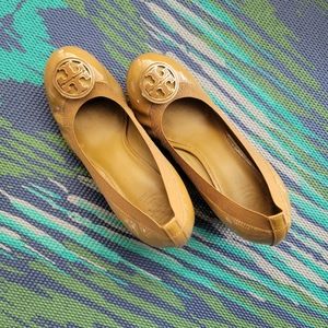 Tory Burch Patent Leather Wedges size 8.5